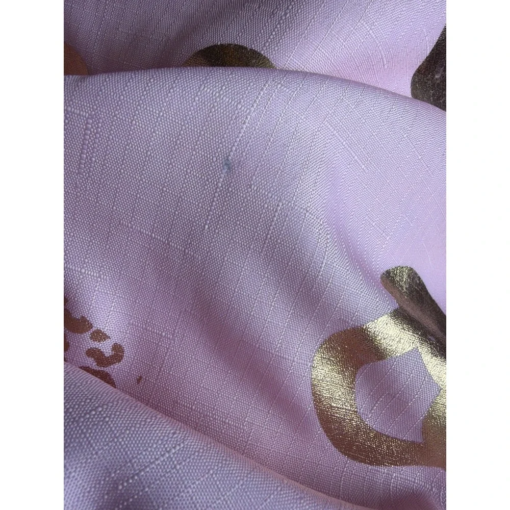 Juicy Couture Home Pink Gold Foil Heart Crown Butterfly Tablecloth Y2K Glam